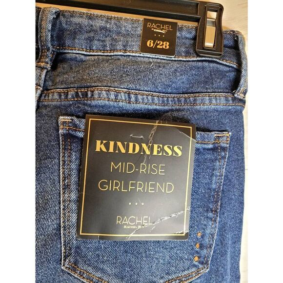 RACHEL Rachel Roy Kindness Mid-Rise Girlfriend Jeans Size 6 NEW - Picture 3 of 6